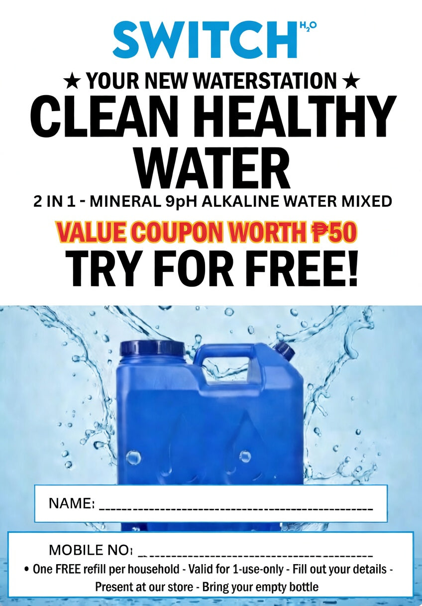 FREE WATER REFILL
