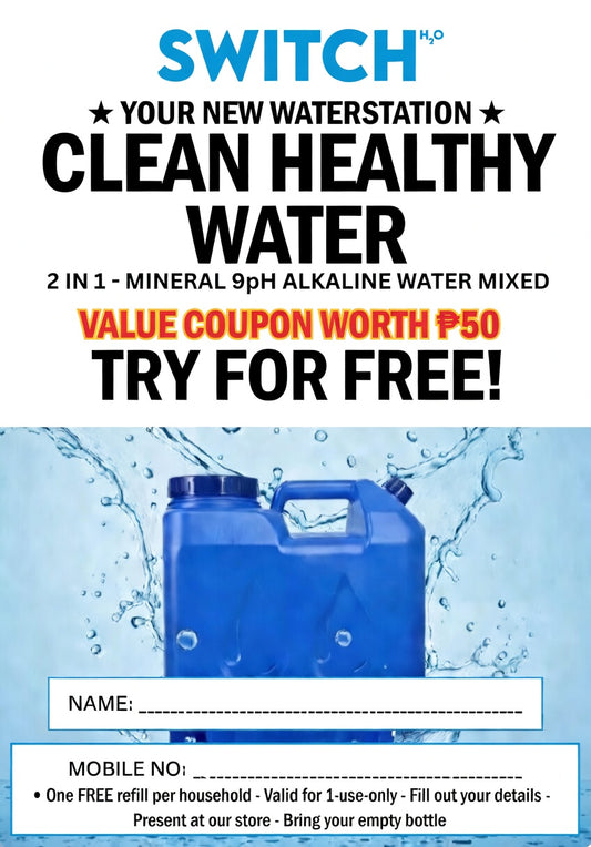 FREE WATER REFILL